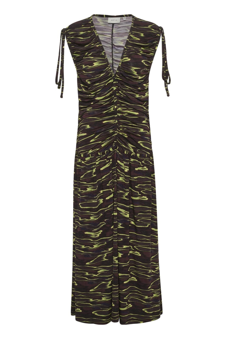 Gestuz - ShevyGZ P sl long dress - Yellow water