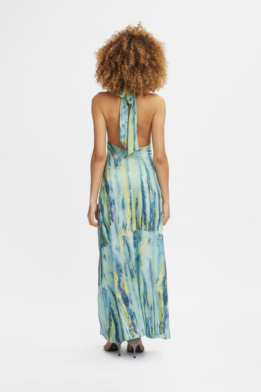 Gestuz - WaleryGZ P maxi dress - Green Aqua Art