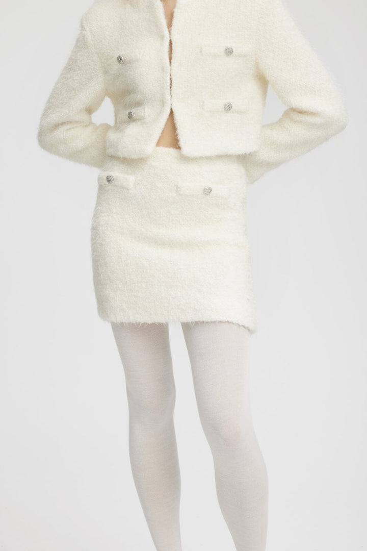 Gestuz - YalanaGZ HW mini skirt - Egret