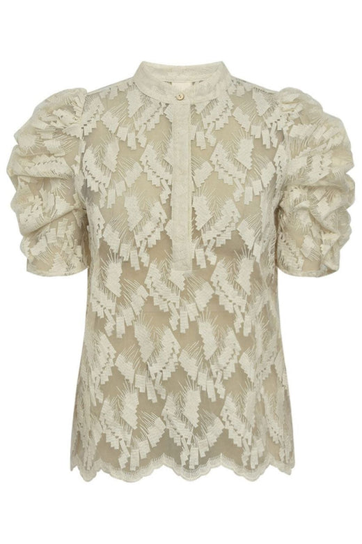 Gossia - Anngo Sofie Blouse G2653 - Creme Bluser 