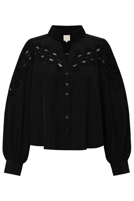Gossia - Cessiago Blouse G2847 - Black Bluser 