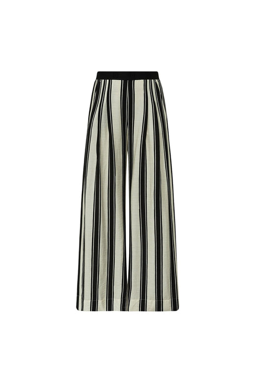 Gossia - Cloego Atalie Jo Pants G2928 - Sand Black Stripes