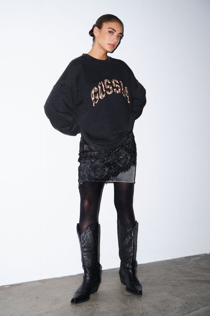 Gossia - Coralinego Jeans Skirt G2976 - Grey Washed Nederdele 