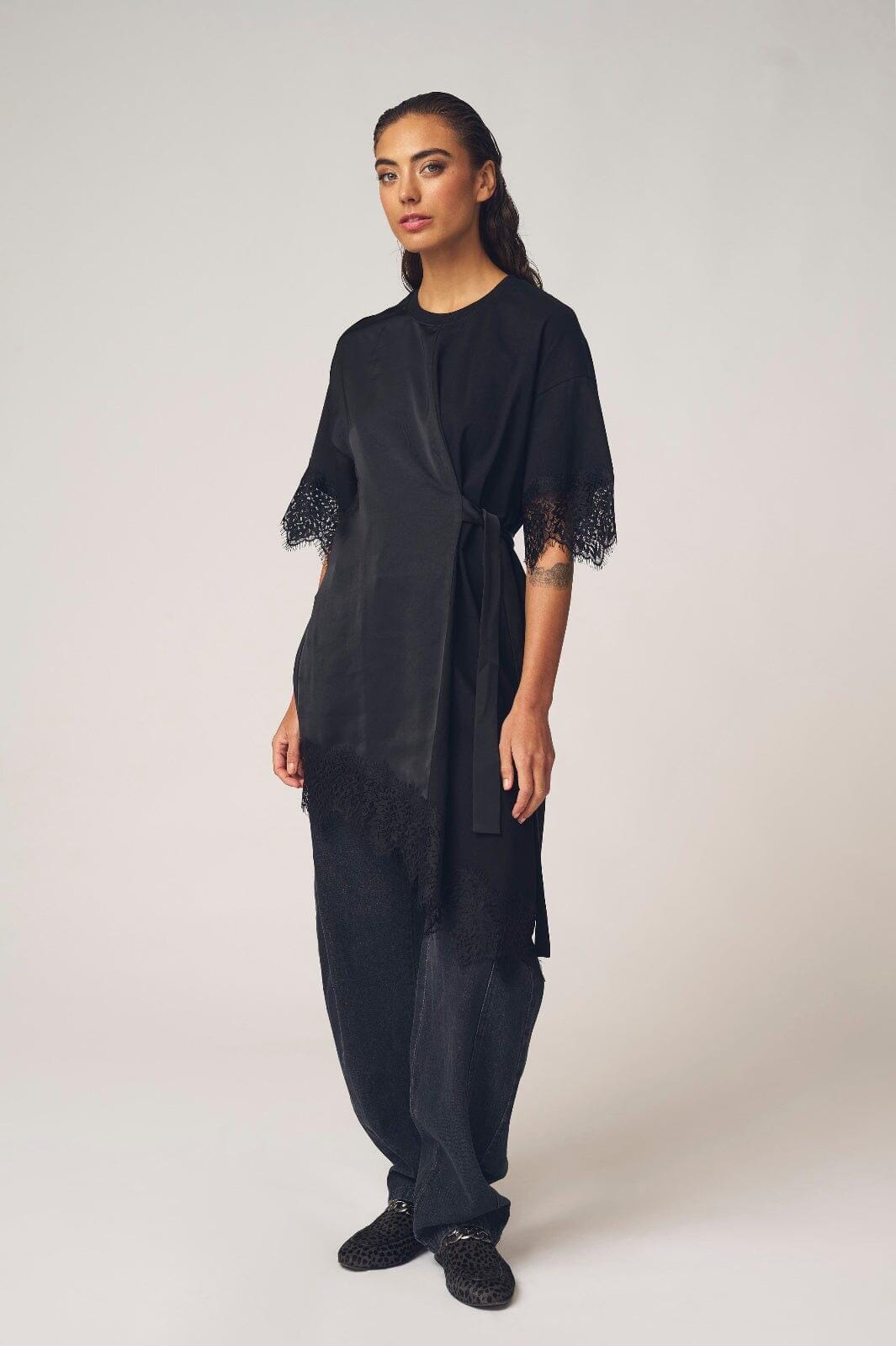 Gossia - Maikago Tunic Dress G3144 - Black Kjoler 