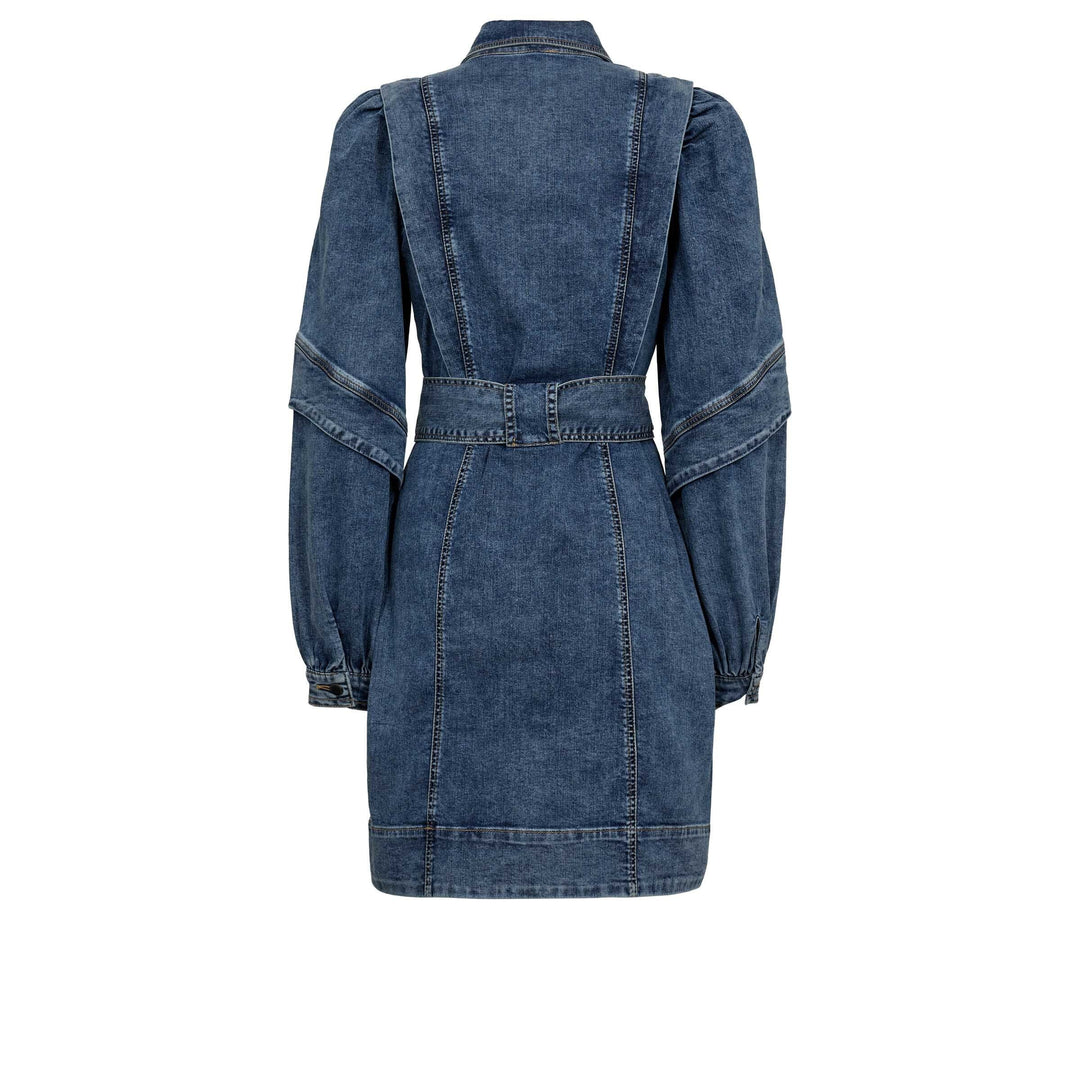 Gossia - Myliago Dress G2627 - Mid Blue Denim Kjoler 