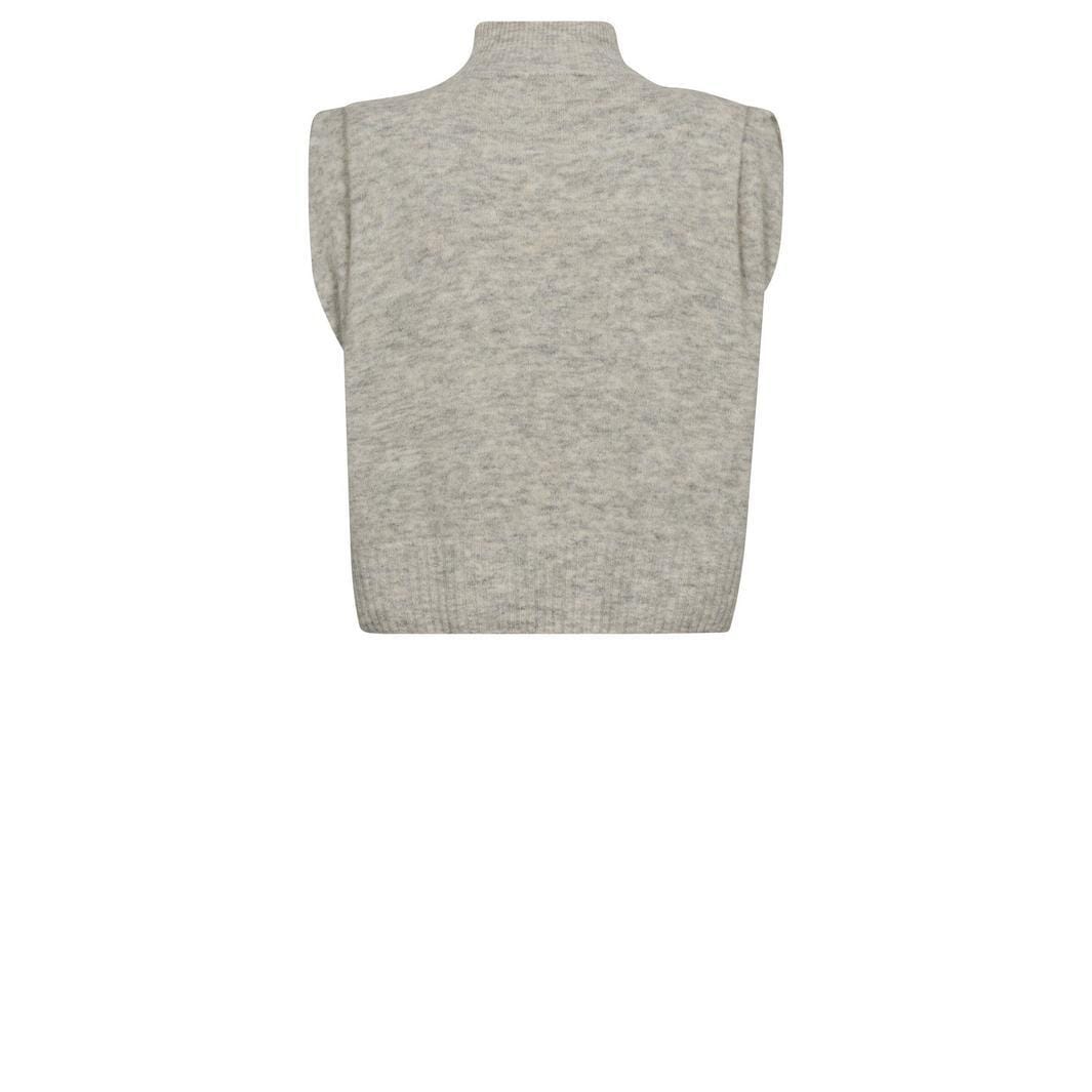 Gossia - Wiwicago Top G2759 - Light Grey Melange Strikbluser 