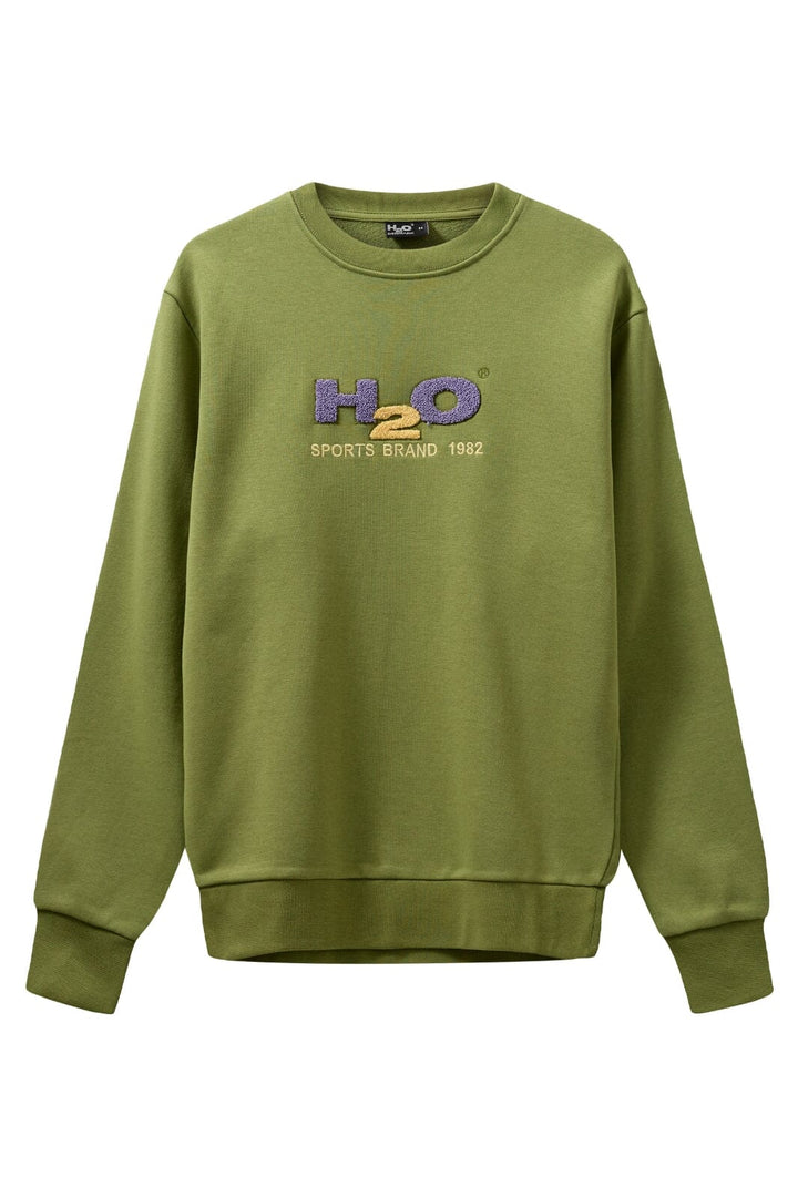H2O - Logo Sweat O'Neck - 7475 Grasshopper/Lilac/Lemon
