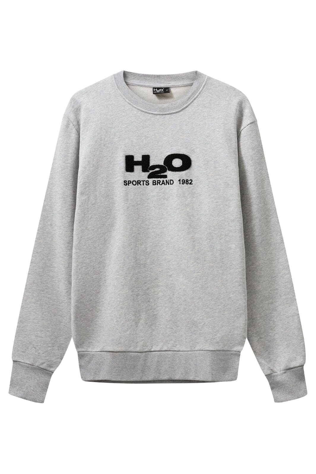 H2O - Logo Sweat O'Neck - 7620 Lt. Grey Mel/Black