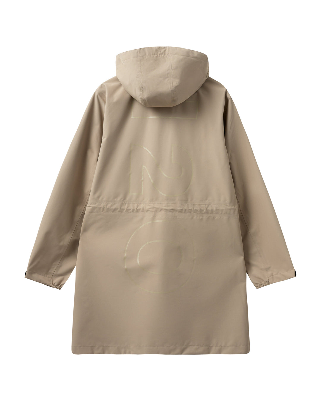 H2O - Rømø Lw Rain Long Jacket - 1034 Warm Grey