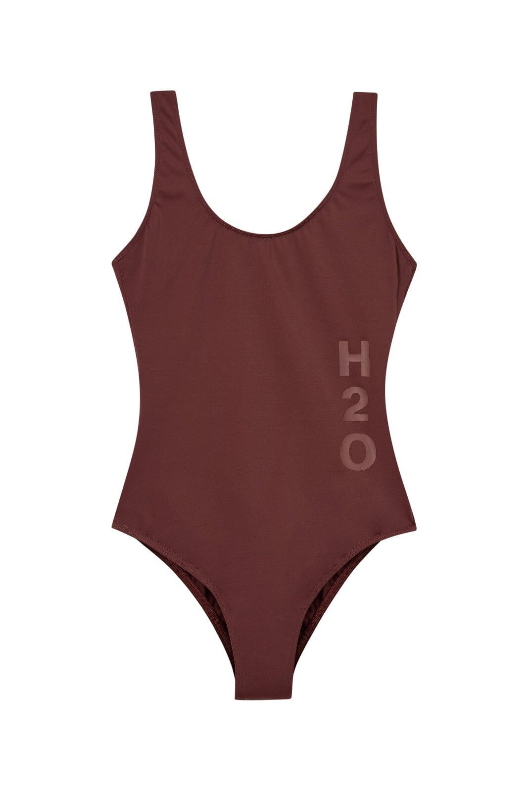 H2O - Tornø Logo Swimsuit 100956 - 3551 - Bark Badedragter 