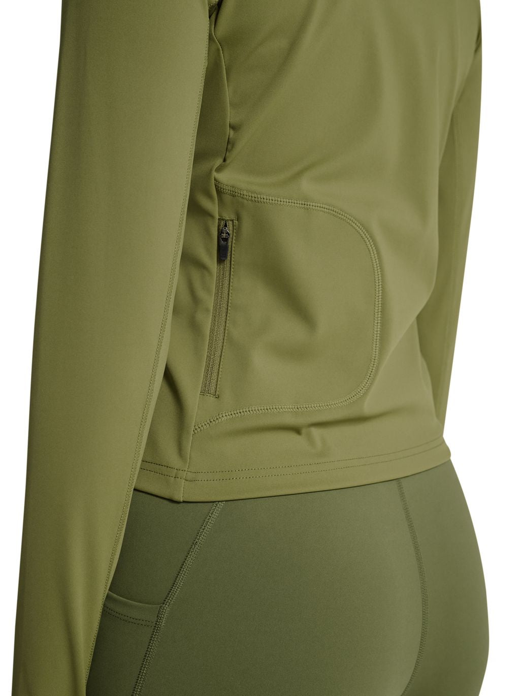 Halo - Women Full Zip 2.0 233016 - 6096 - Olive Drab Bluser 