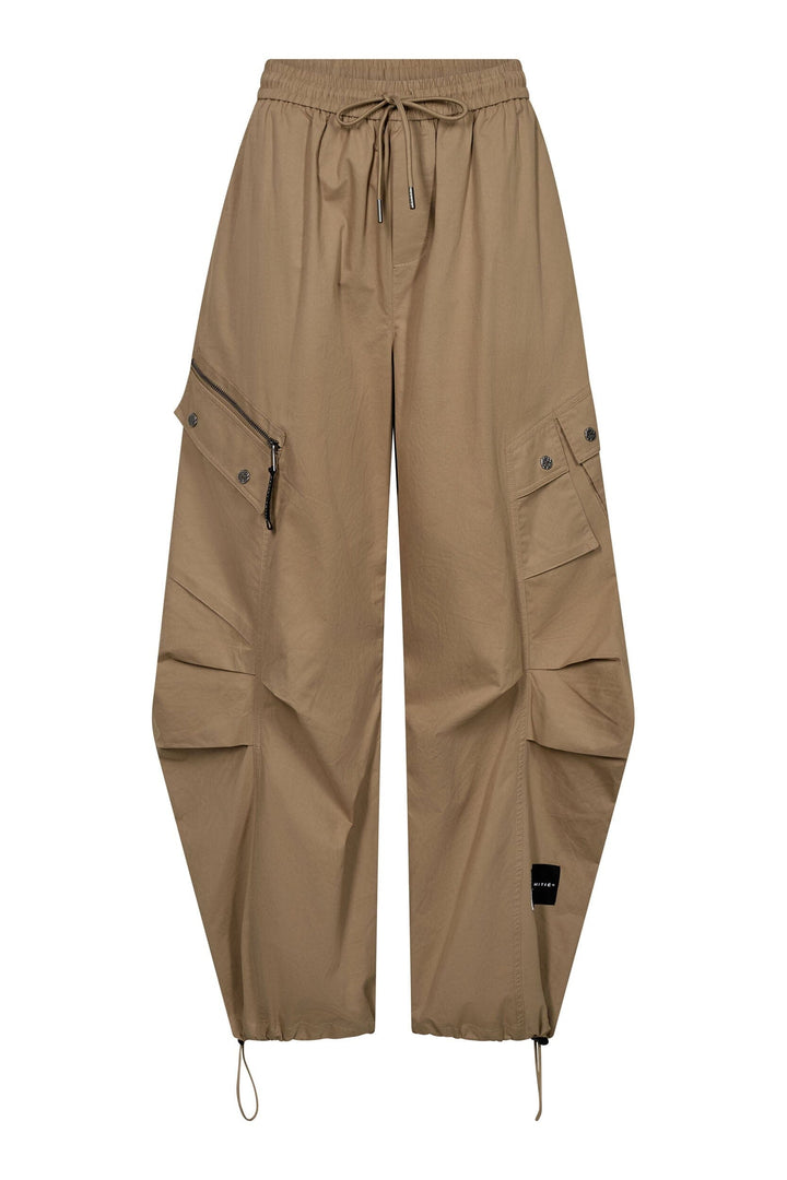 Haute L'Amitié - Air Zip Pant Hl11033 - Walnut Bukser 