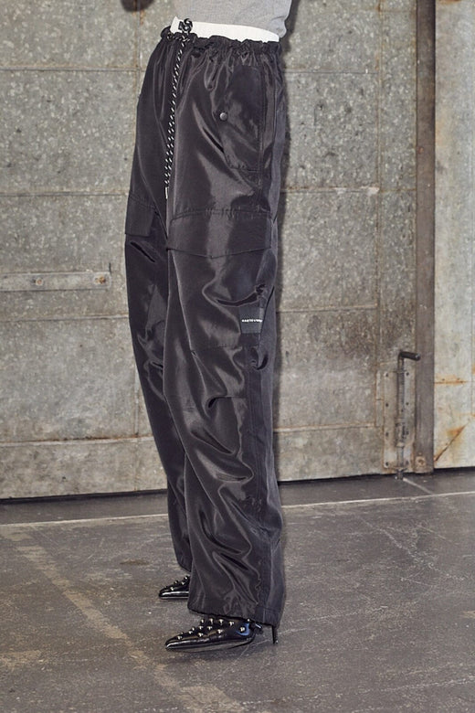 Haute L'Amitié - Cargo Pull On Trouser HL10265 - Black Bukser 