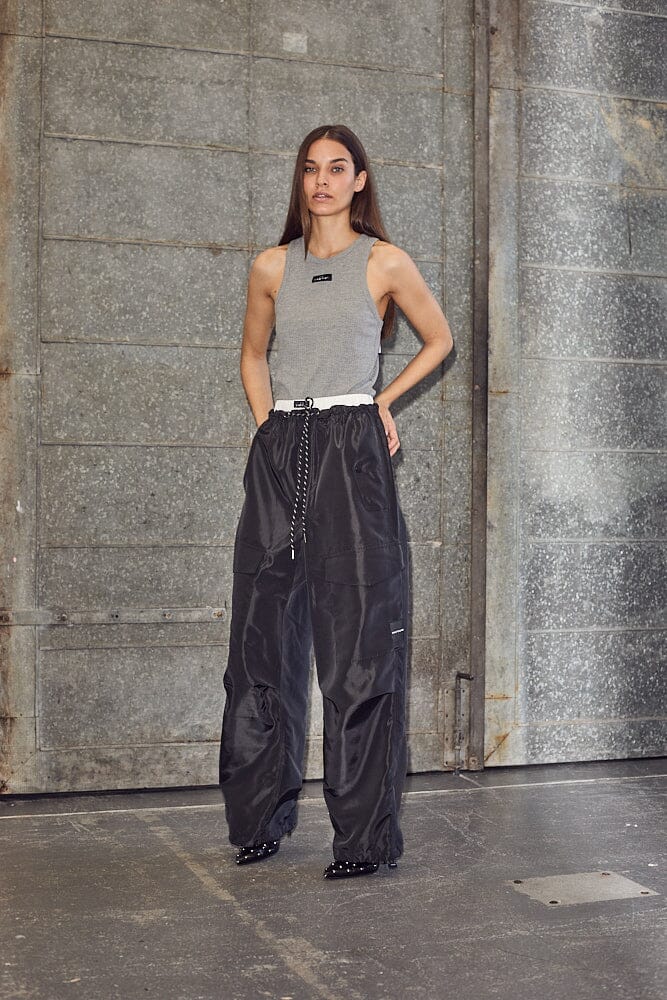 Haute L'Amitié - Cargo Pull On Trouser HL10265 - Black Bukser 