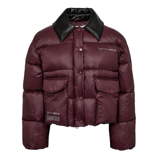 Haute L'Amitié - Climb Crop Pocket Jacket HL10702 - Wine Jakker 