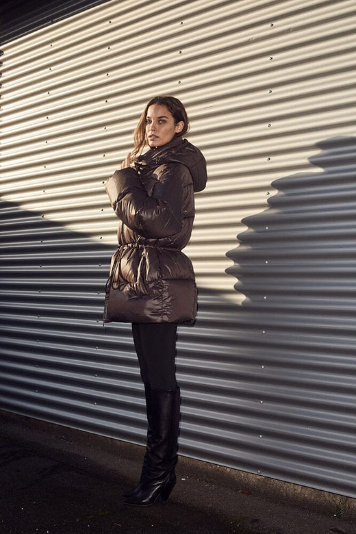 Haute L'Amitié - Climb Puffer Jacket HL10186 - Mocca Jakker 