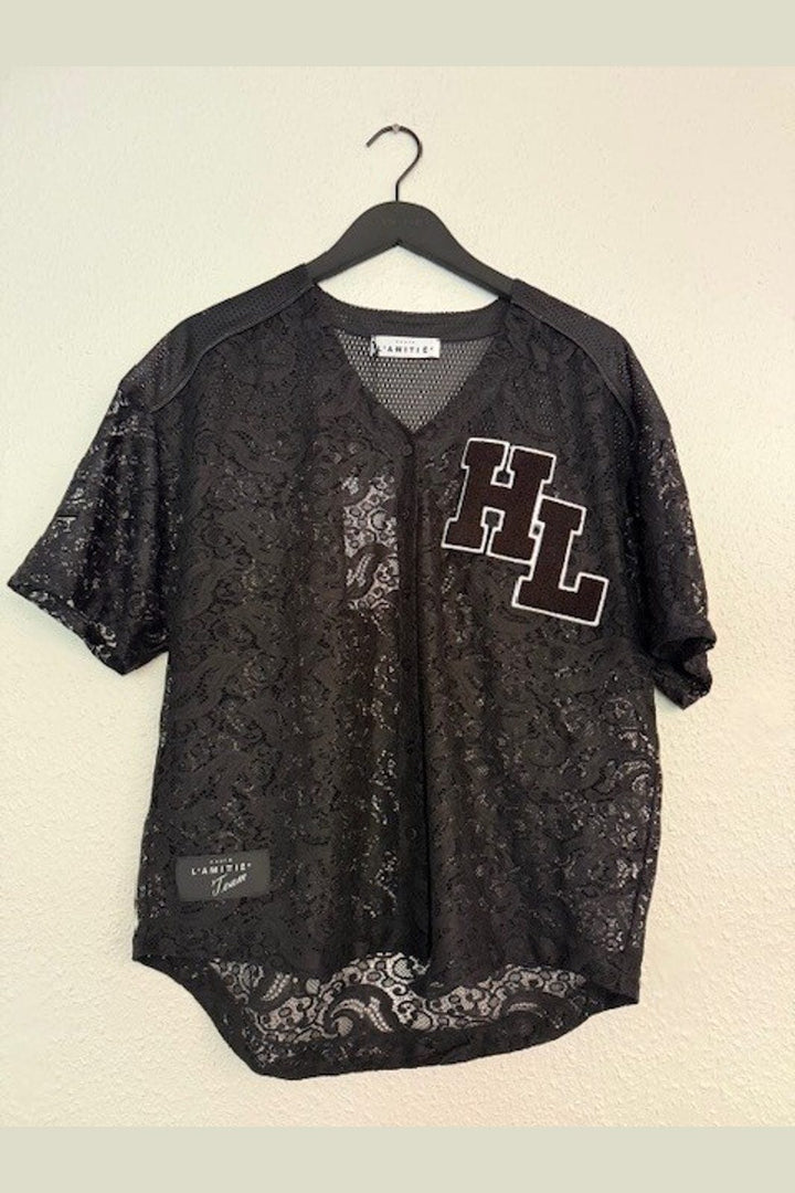 Haute L'Amitié - Court Lace Tee HL10466 - Black