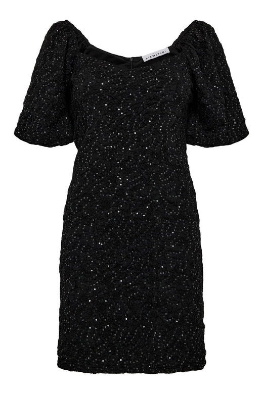 Haute L'Amitié - Dazzy Crease Sequin Dress HL10400 - Black Kjoler 