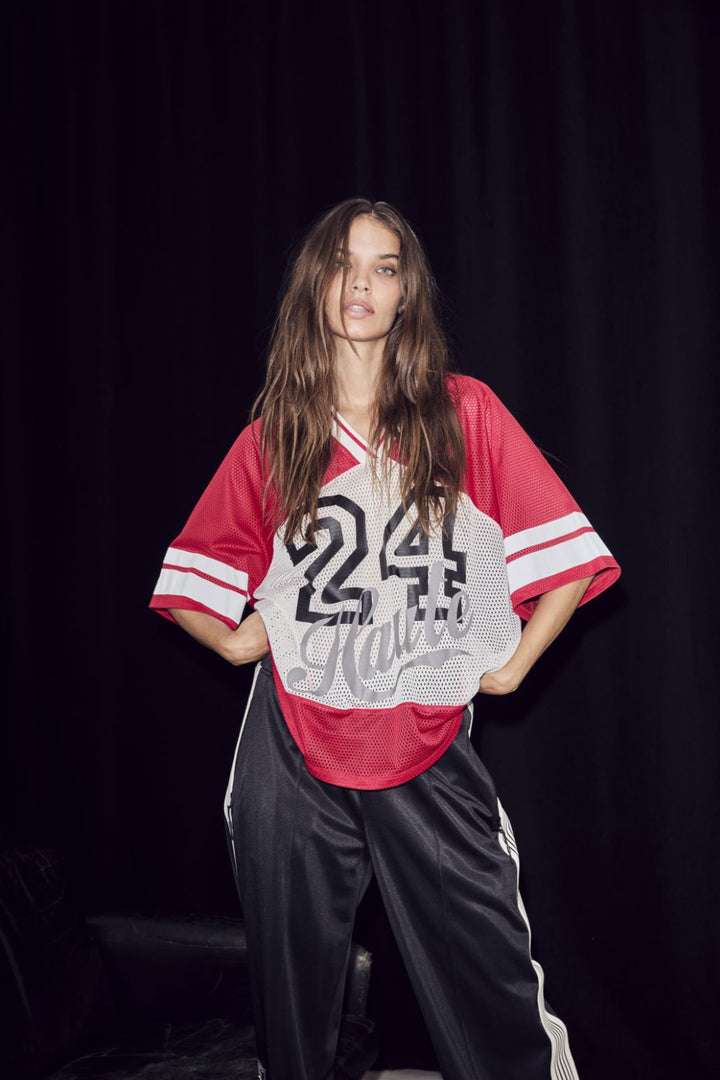 Haute L'Amitié - Drift Combo Number Tee HL10478 - Red T-shirts 