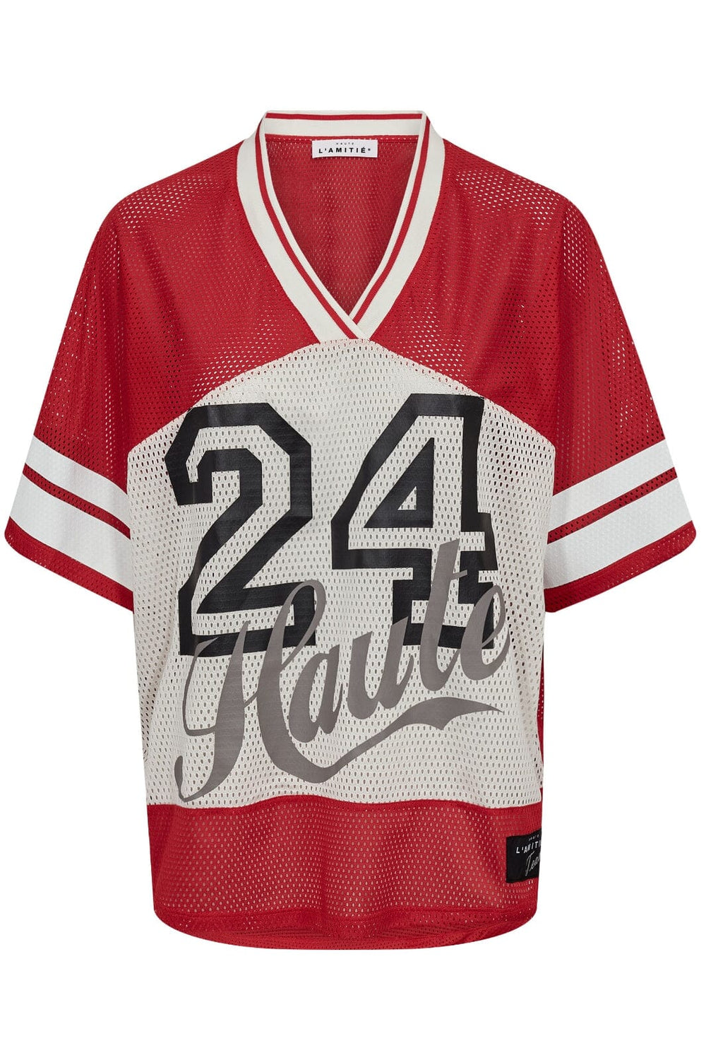 Haute L'Amitié - Drift Combo Number Tee HL10478 - Red T-shirts 