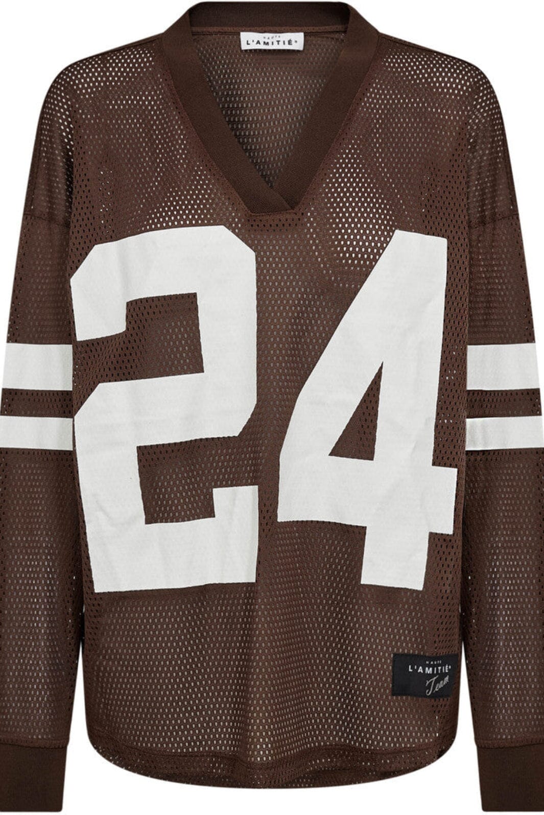 Haute L'Amitié - Drift Number Ls Tee HL10287 - Mocca Bluser 