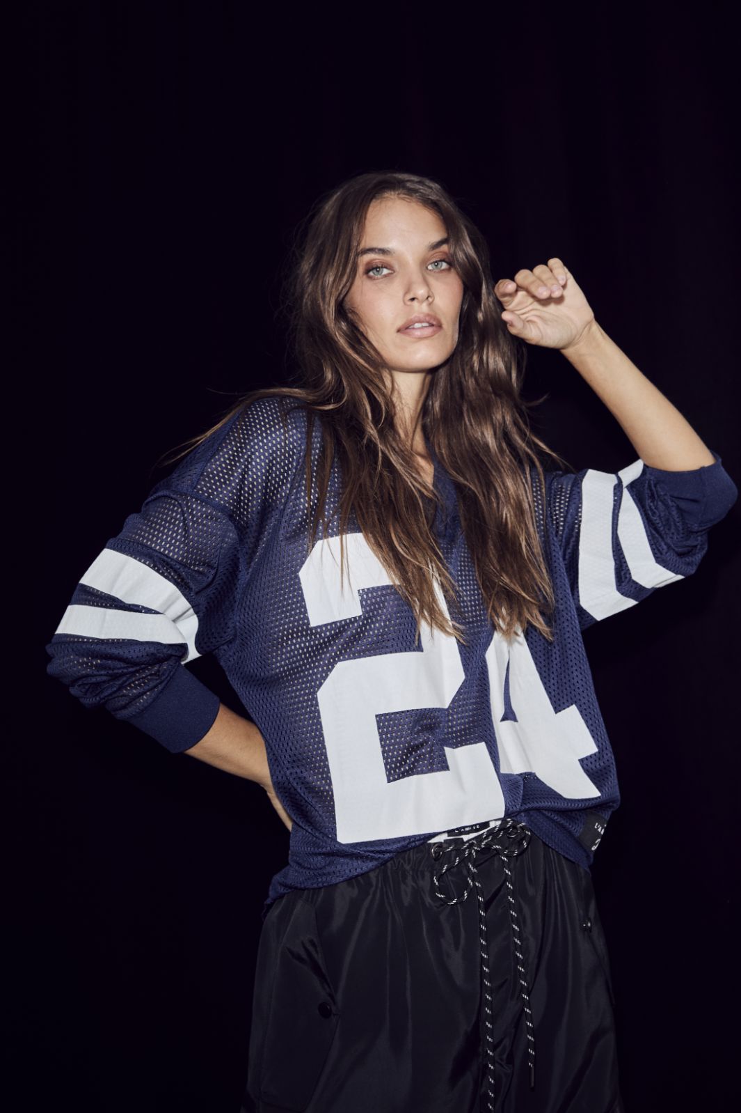 Haute L'Amitié - Drift Number Ls Tee HL10287 - Navy T-shirts 