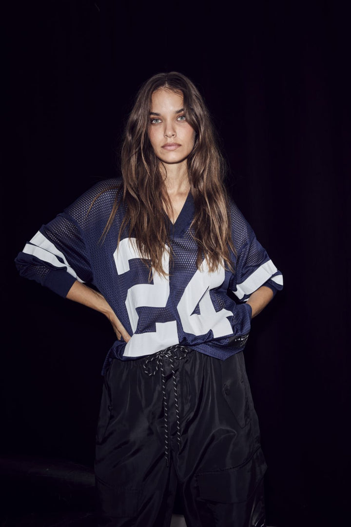 Haute L'Amitié - Drift Number Ls Tee HL10287 - Navy T-shirts 