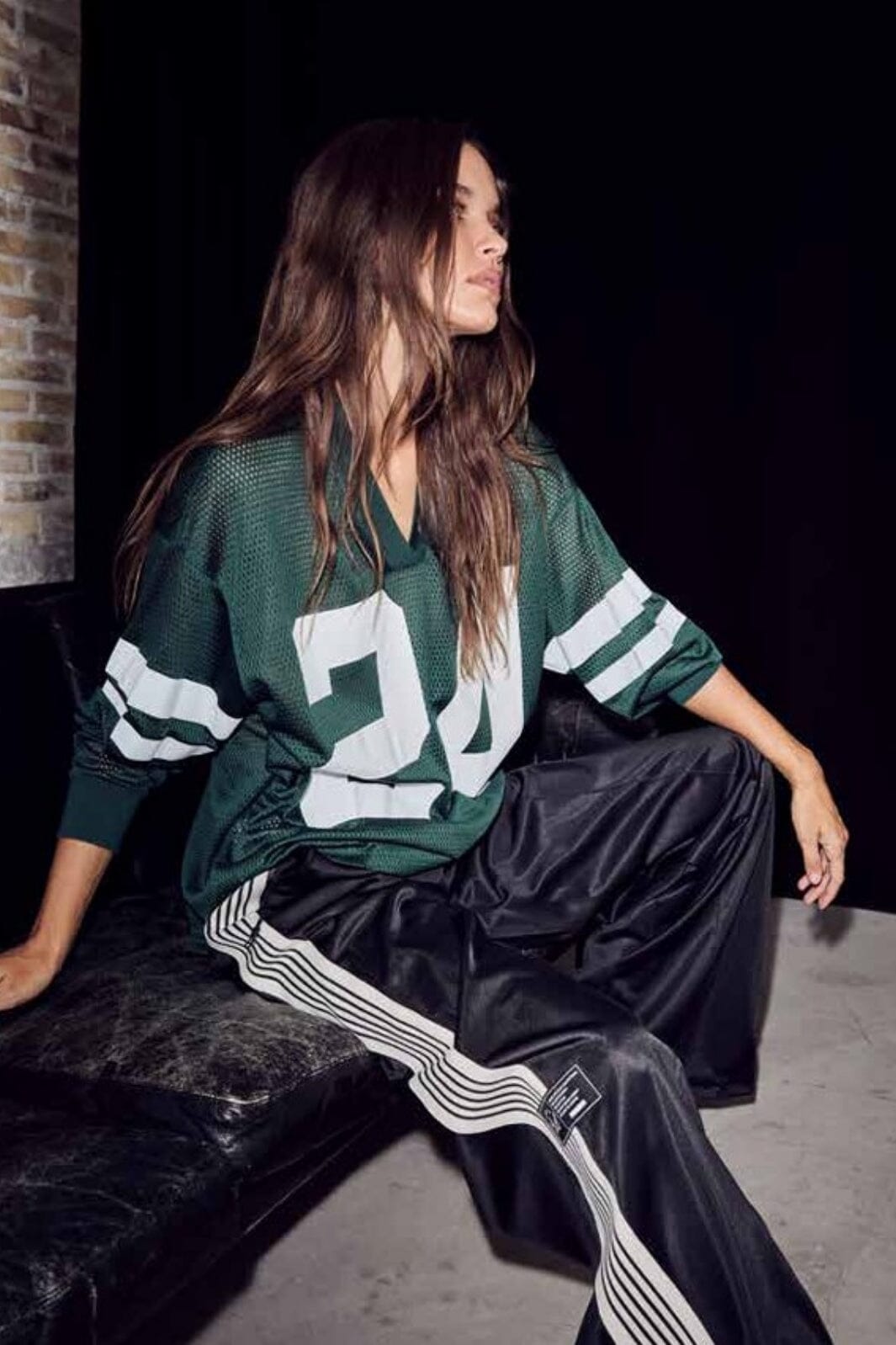 Haute L'Amitié - Drift Number Ls Tee HL10287 - Sporty Green