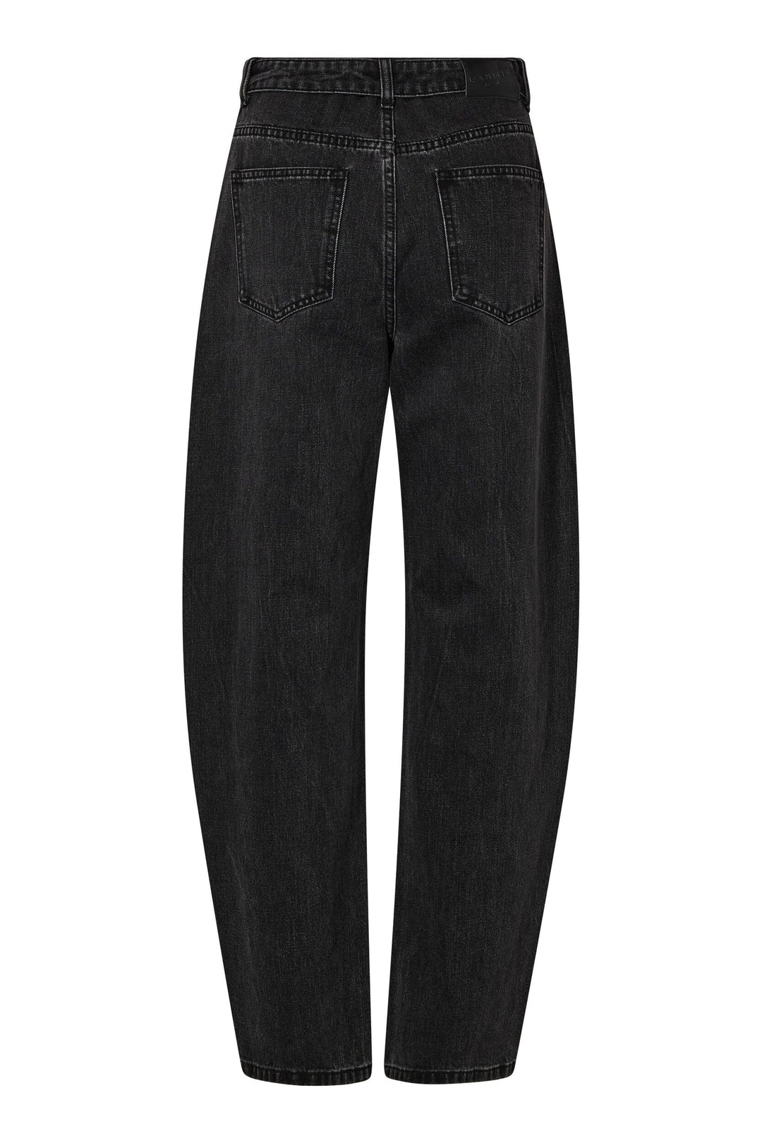 Haute L'Amitié - Flip Waist Rivet Jeans Hl10838 - Black Jeans 