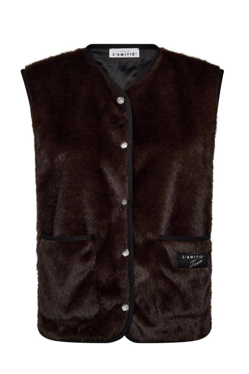Haute L'Amitié - Fur Tech Vest HL10254 - Mocca