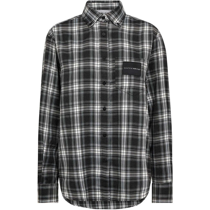 Haute L'Amitié - Haute Check Shirt HL10645 - Grey Check Skjorter 