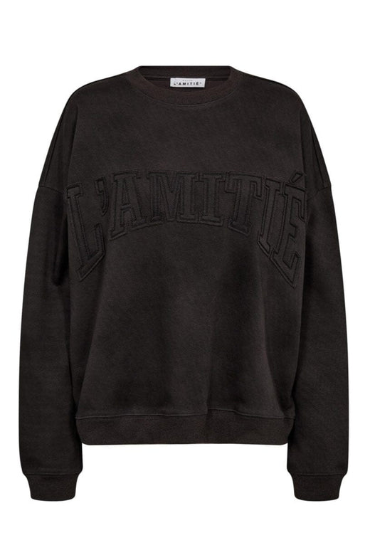Haute L'Amitié - L'Amitié Application Sweat HL10283 - Dark Grey