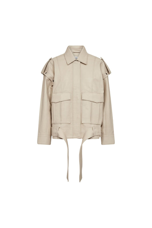 Haute L'Amitié - Luba Leather Jacket HL10473 - Pearl