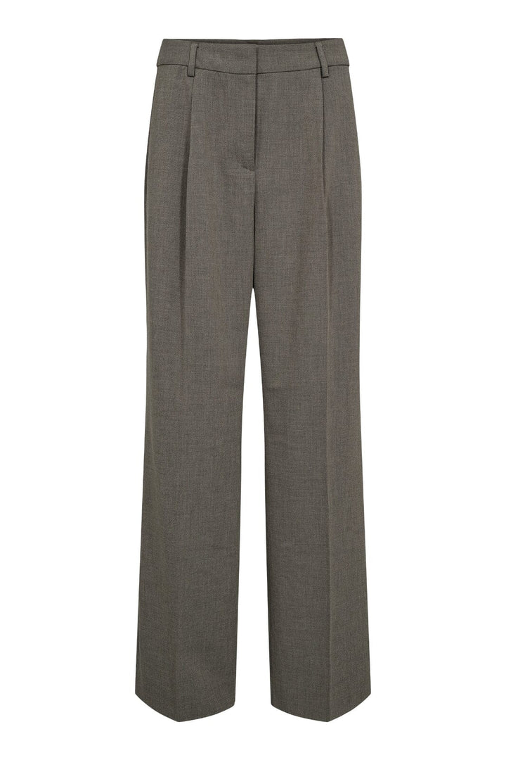 Haute L'Amitié - Nicole Pleat Pant HL10369 - Beige Melangé Bukser 