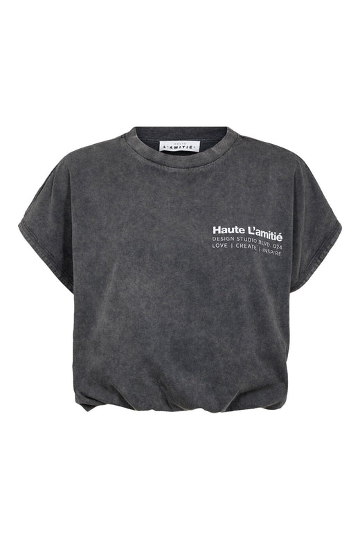 Haute L'Amitié - Noma Acid Ns Balloon Tee HL10594 - Black Acid Wash