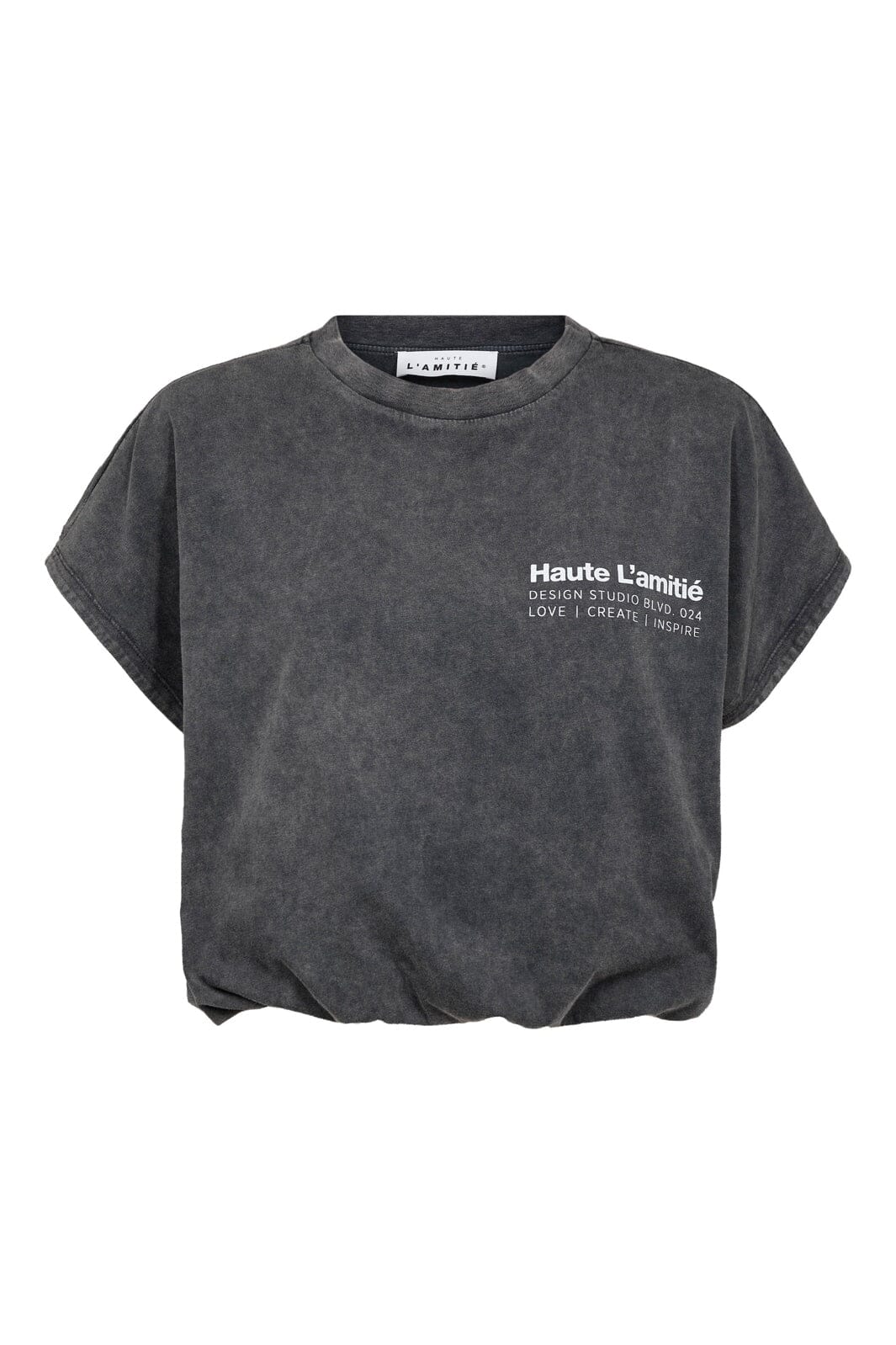 Haute L'Amitié - Noma Acid Ns Balloon Tee HL10594 - Black Acid Wash