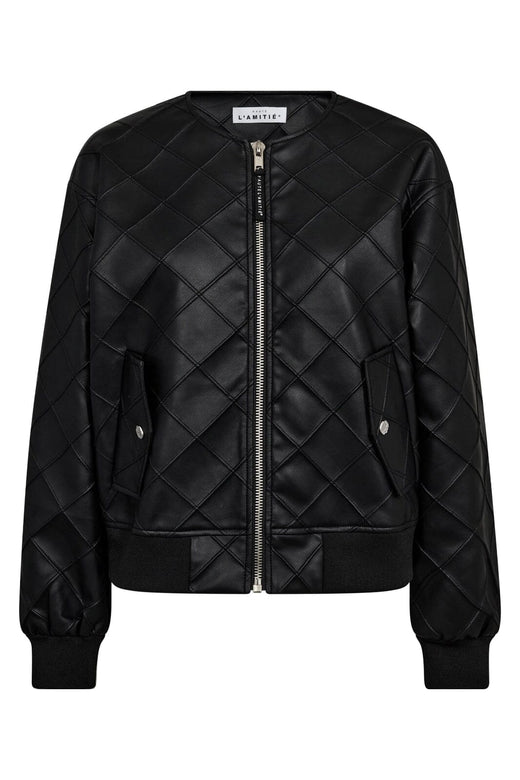 Haute L'Amitié - Quilt Pu Bomber HL10262 - Black