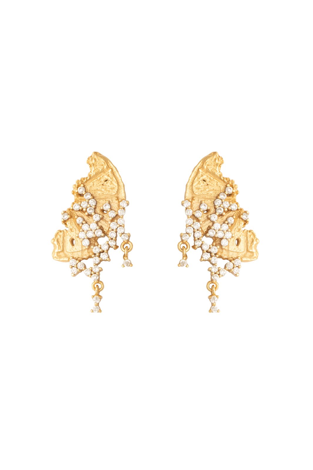 House Of Vincent - Dewdrop Zest Earrings VJ250-UEG - Light Yellow - Gilded