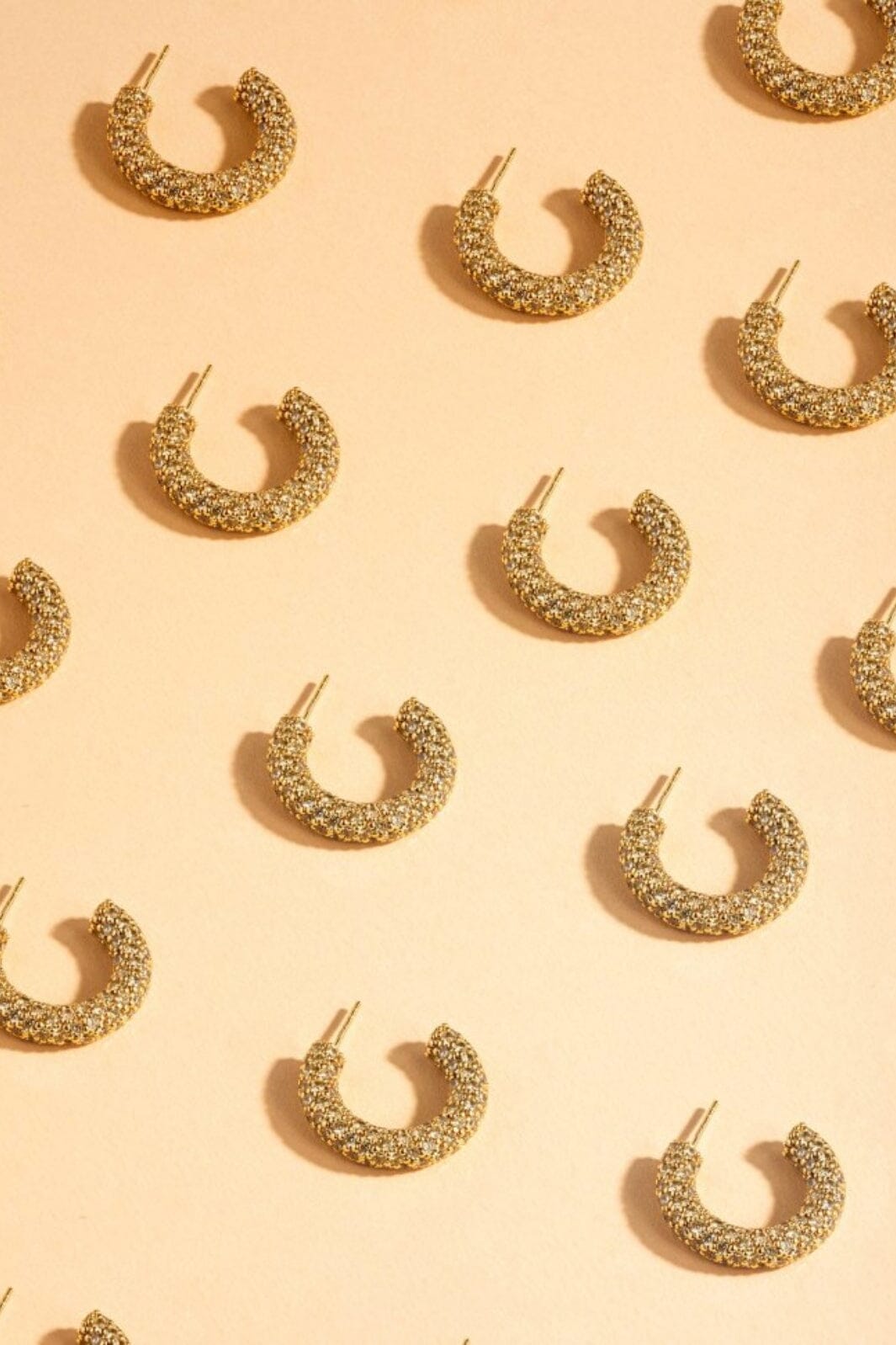 House Of Vincent - Halo Heritage Hoop Earrings - Gilded