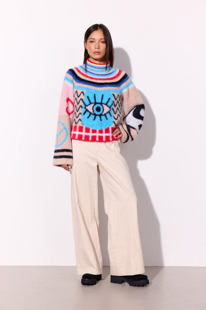 Hunkøn - Kitti Knit Blouse 25578 - Mixed