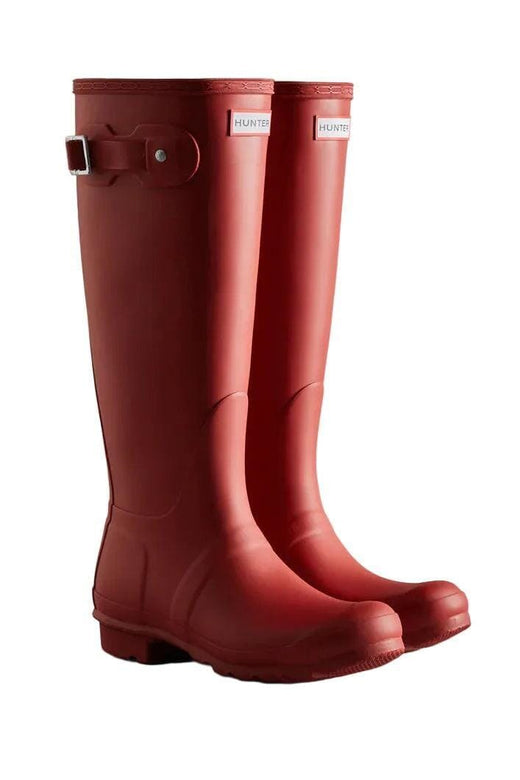 Hunter - Womens Original Tall Boot Wft1000rmamlr - Military Red Gummistøvler 