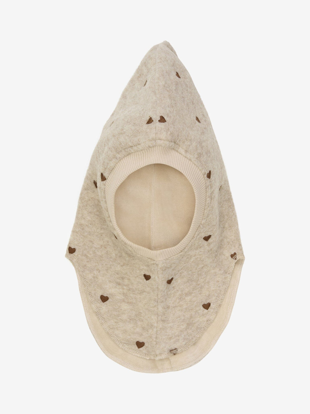 Huttelihut - Balaclava All Over Emb. Wool 460337 - 2601 Sand Melange Elefanthuer 