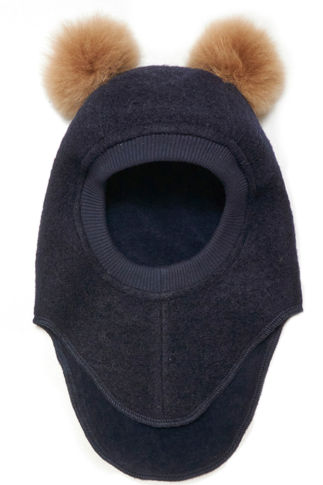 Huttelihut - Big Bear E-Hut Wool - D.Navy/Camel
