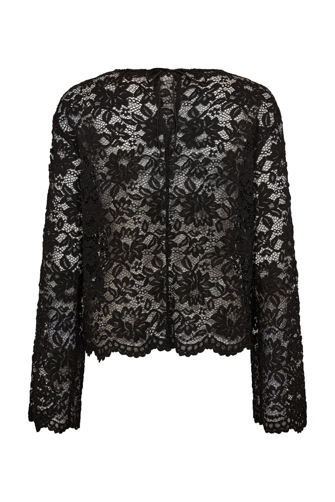 Hype The Detail - Lace Blouse 380-14 - 9 - Black Bluser 