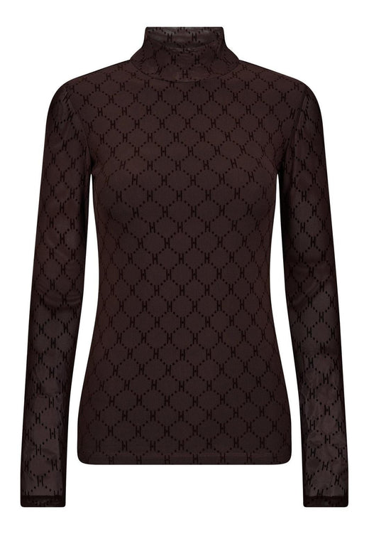 Hype The Detail - Mesh High Neck 300-15 - 10 - Brun Toppe 