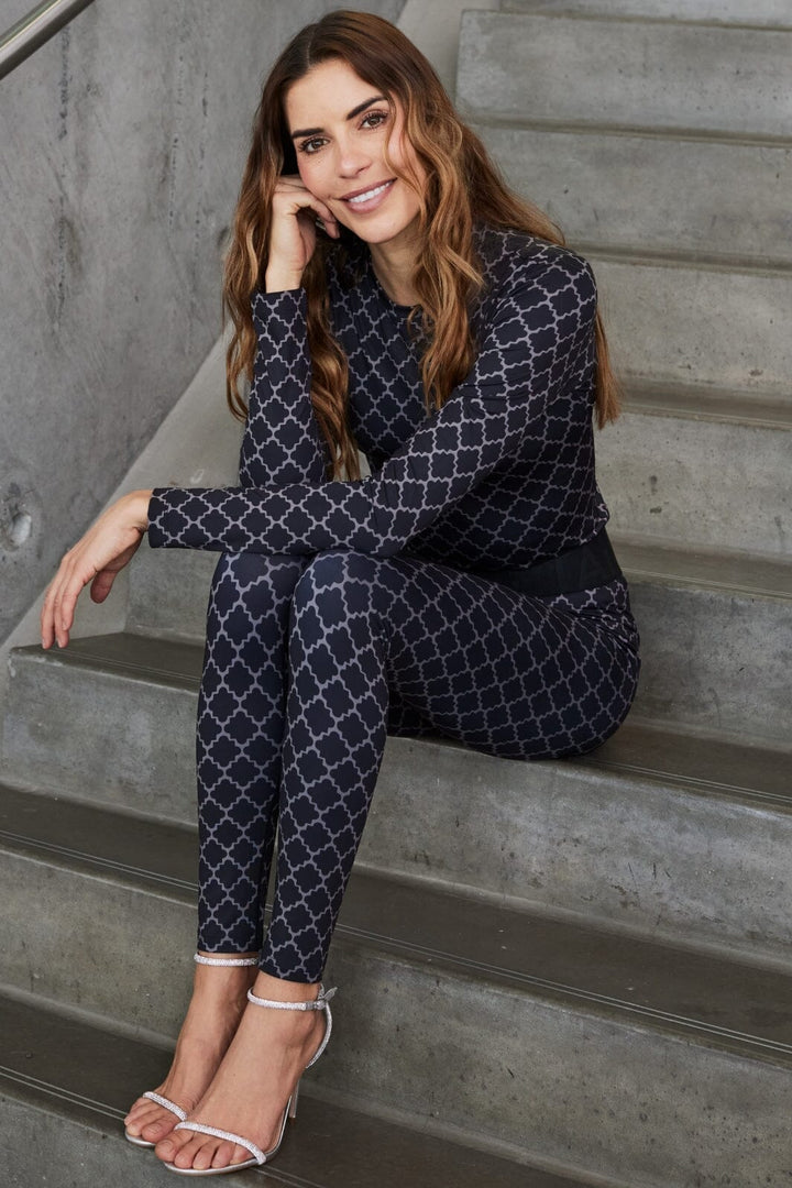Hype The Detail - Printed Blouse 200-14 - 37 Sort