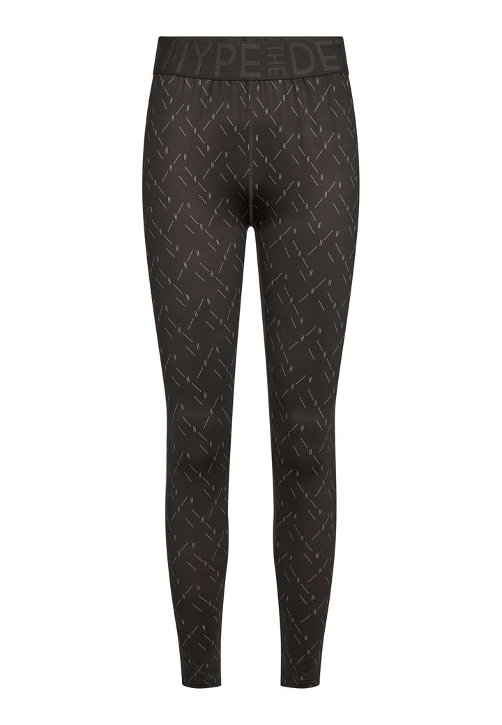 Hype The Detail - Printed Legging. - 40 Brun