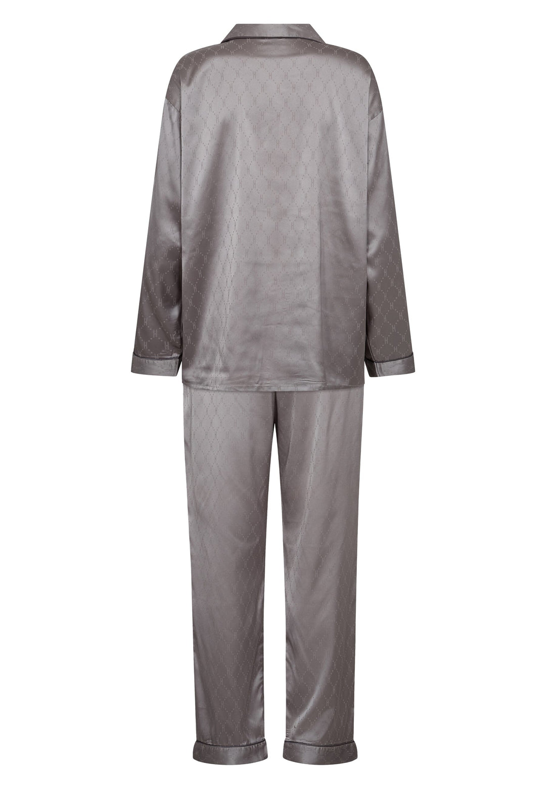 Hype The Detail - Satin Pyjamas 800-43 - 8 - Grå Nattøj 