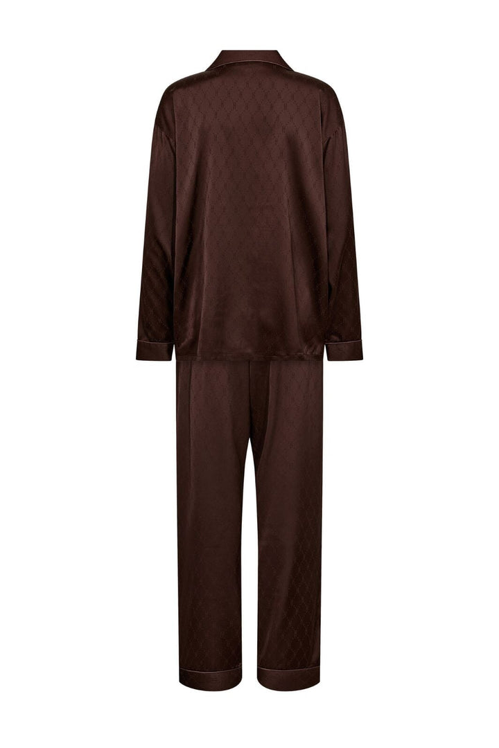 Hype The Detail - Satin Pyjamas 800-43 - 8989 - Brun Nattøj 