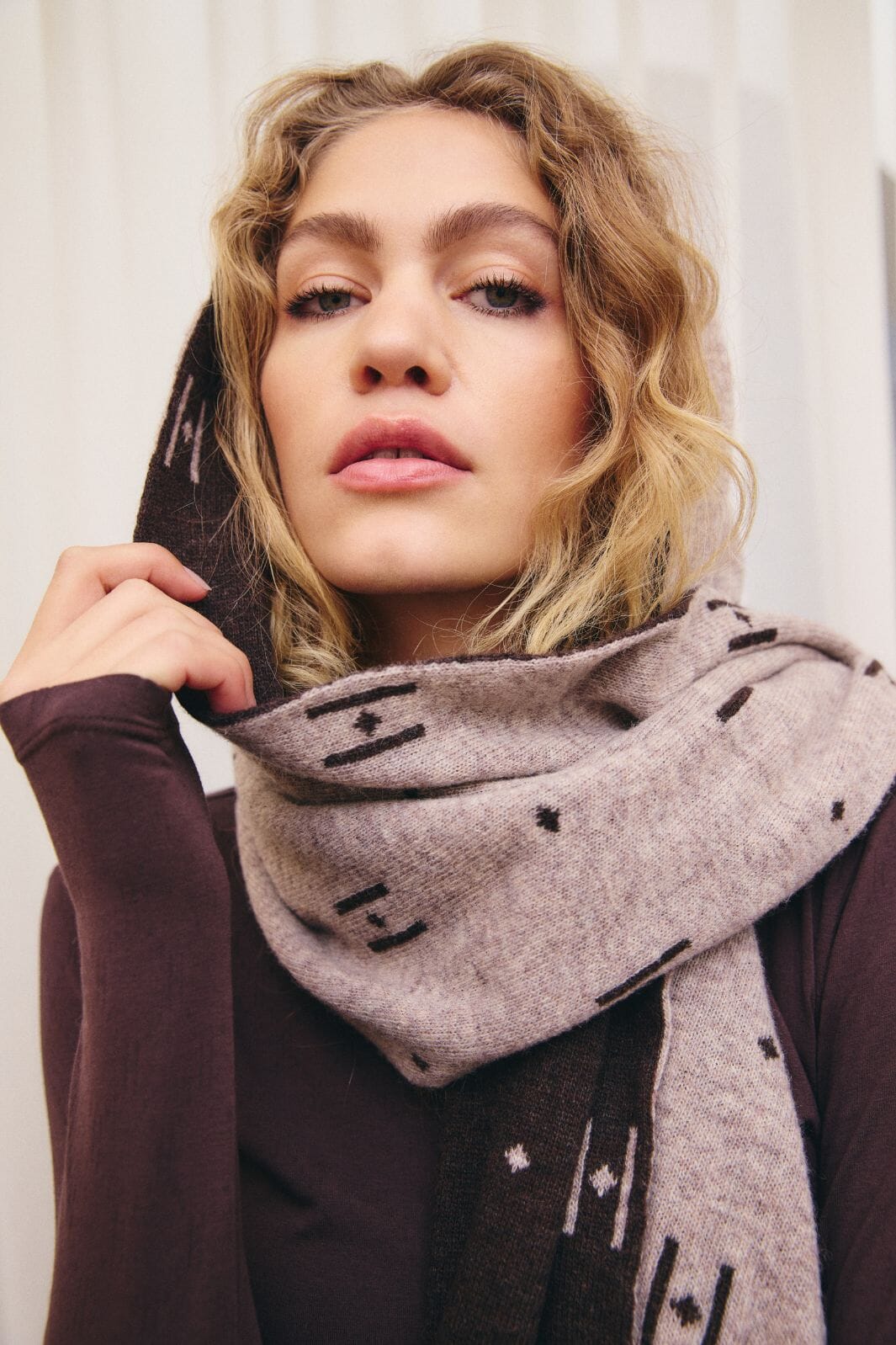 Hype The Detail - Scarf 955-83 - 4 - Sand Tørklæder 